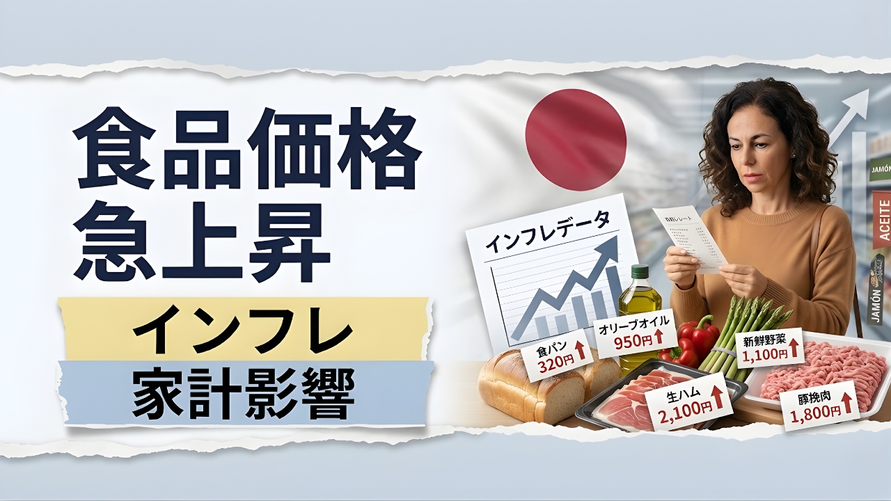 日本の食品価格が急上昇｜政府のインフレデータと消費者への影響をやさしく解説